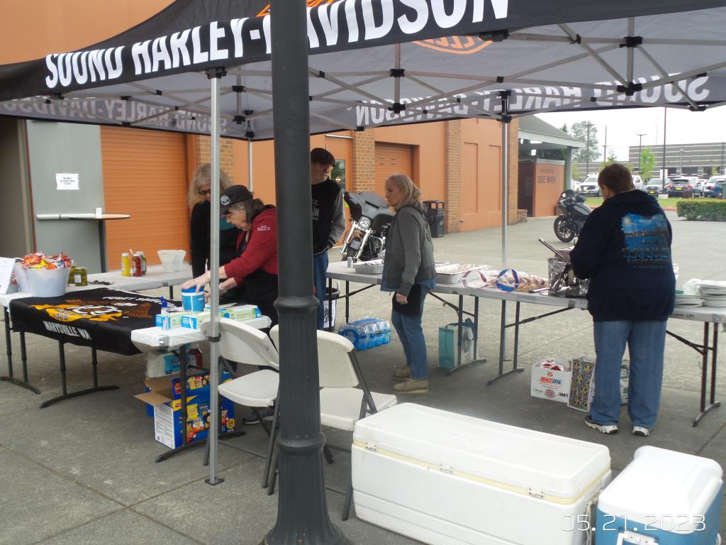 2023 May HOG BBQ Puget Sound Chapter 4767 Marysville Washington